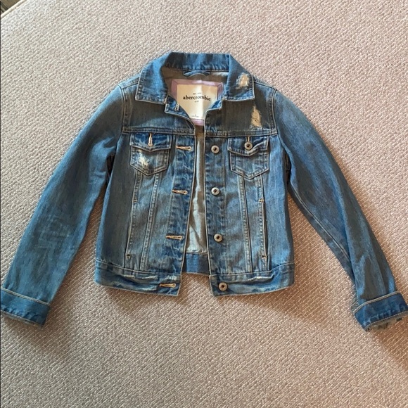 abercrombie kids jean jacket